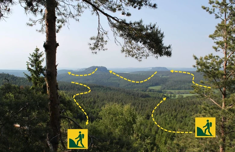 Etappe 1: Sch&ouml;na bis Grenzbaude