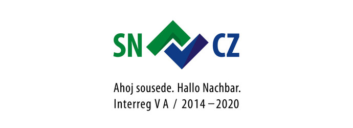 Logo Hallo Nachbar. Ahoj sousede.